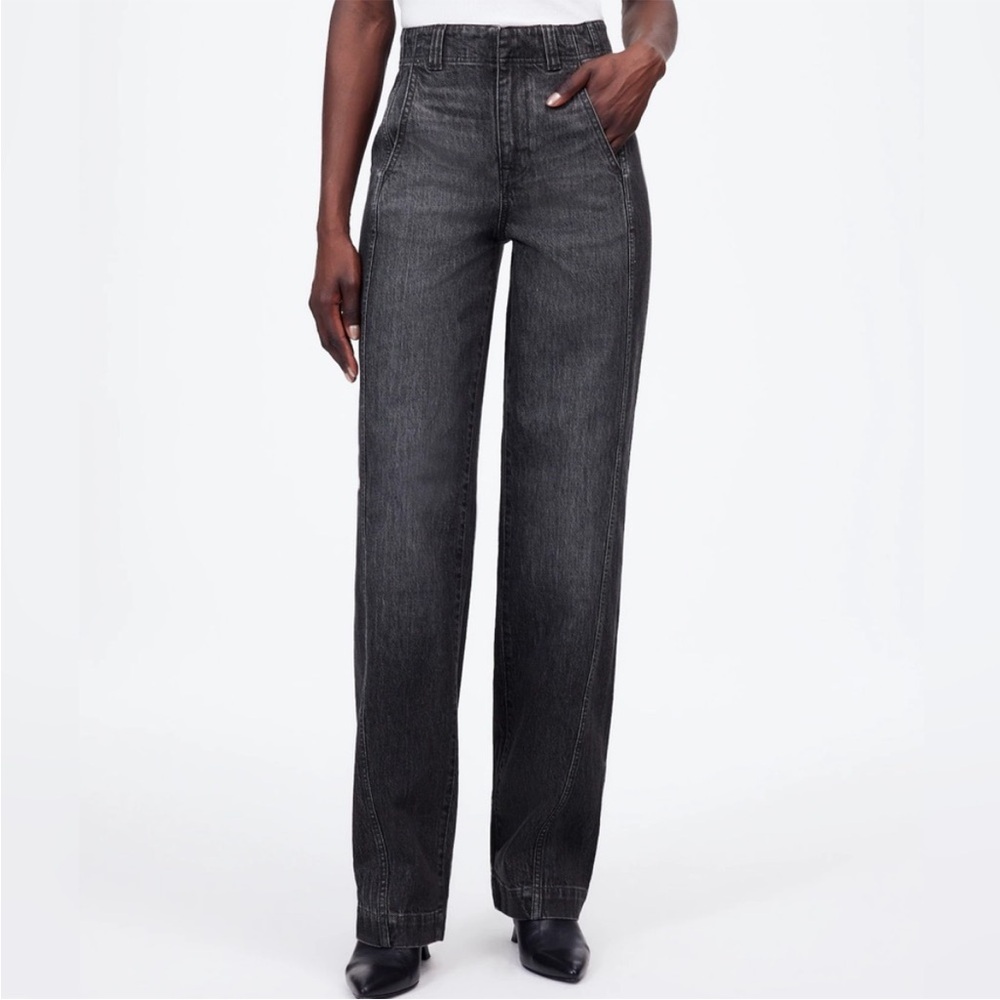 Madewell Tapered Denim Trousers High Rise Jeans Size 29